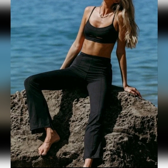 L*Space Black Womens In Play Legging M - Picture 1 of 14